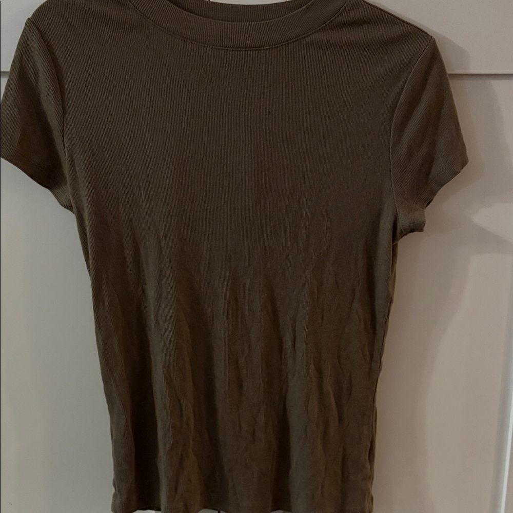 a new day Olive Short Sleeve Top